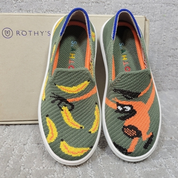 Rothy's Other - Rothy's The Kid Snack Attack Slip On Comfort Sneaker Shoes Unisex Size US 10, 4
